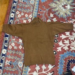 Anne Klein Camel Turtleneck Sweater